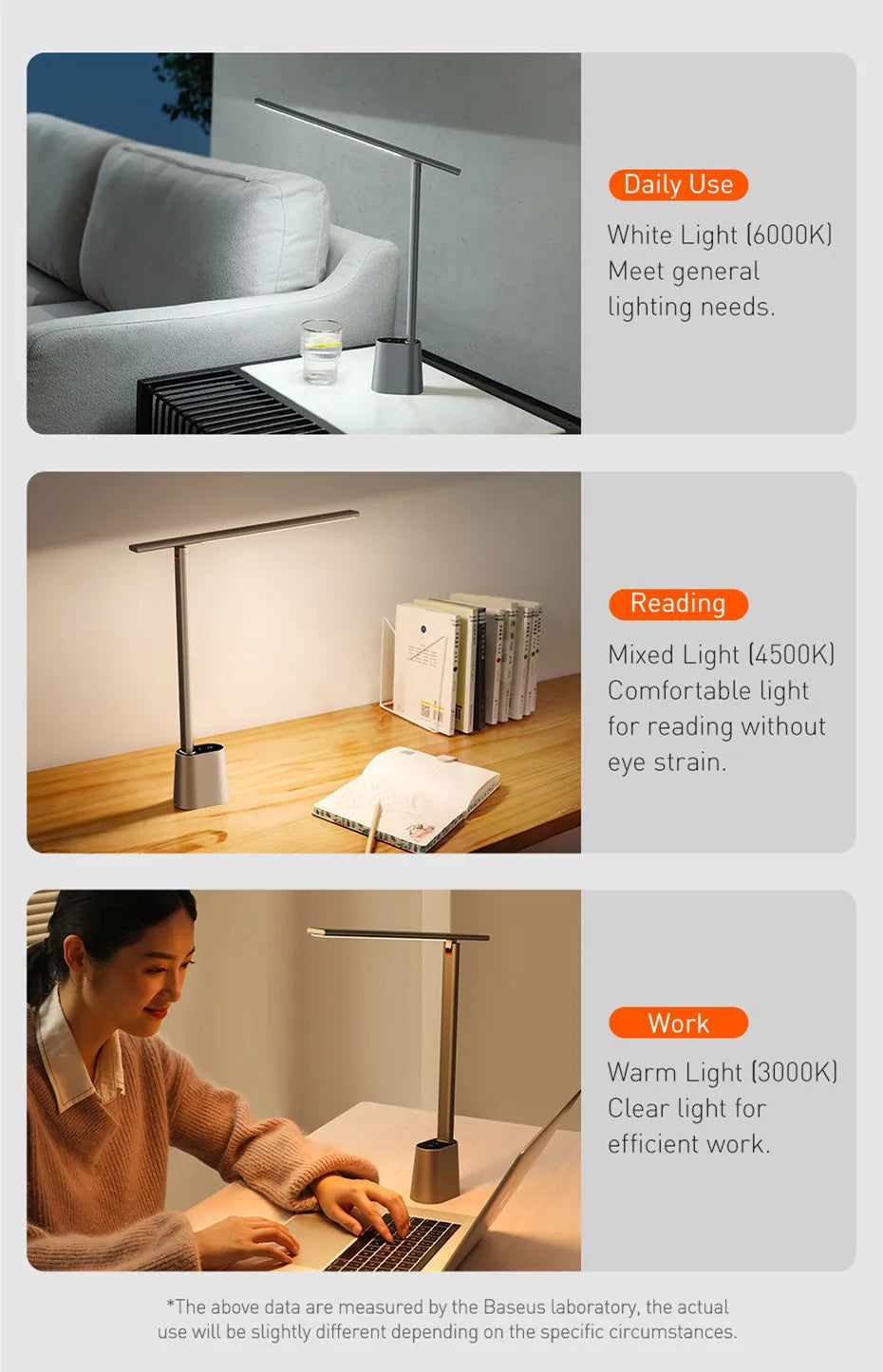 Baseus Smart Adaptive Brightness LED Desk Lamp