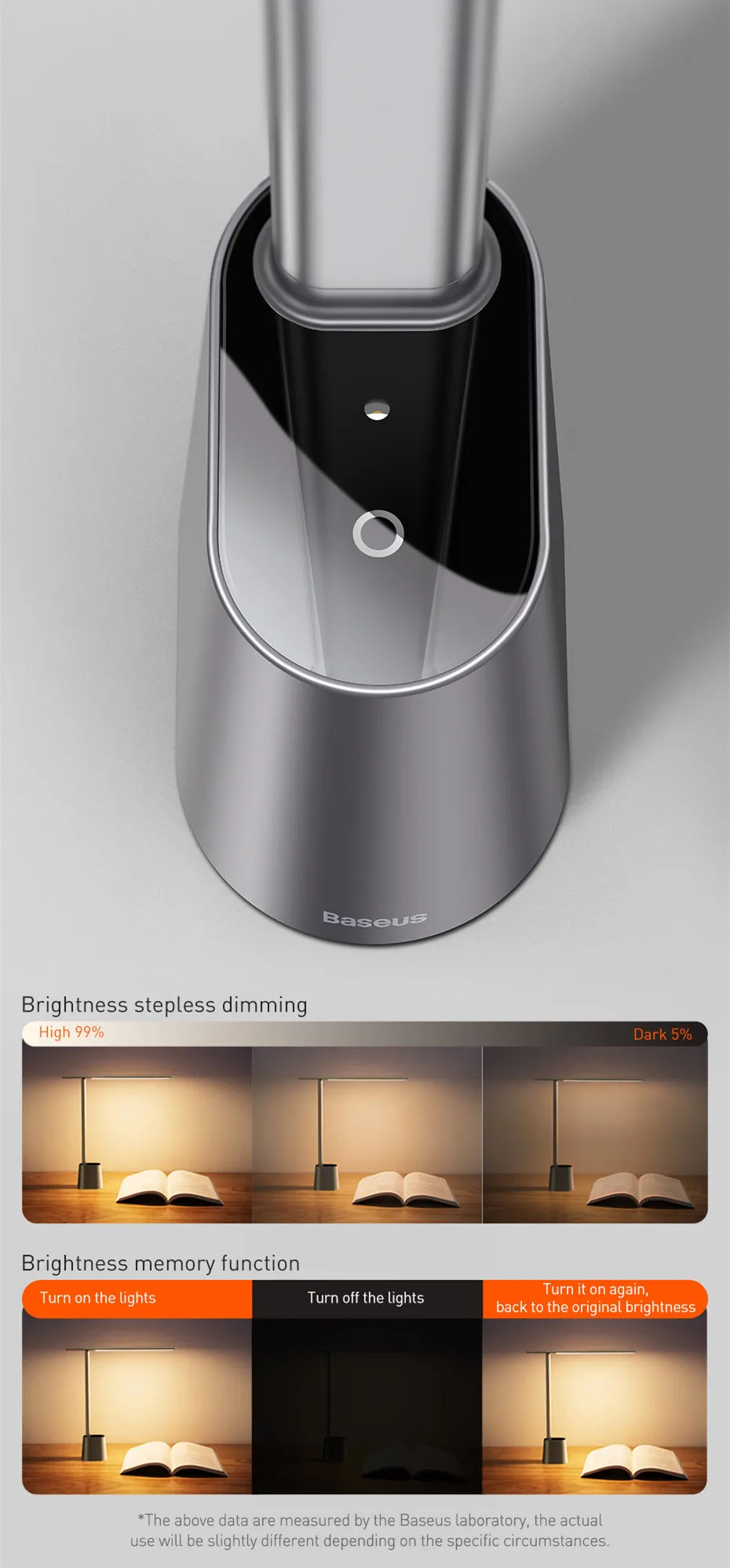 Baseus Smart Adaptive Brightness LED Desk Lamp