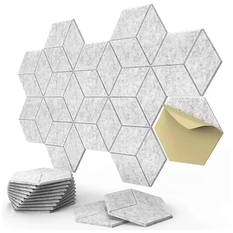 AuraSpace HexaAcoustic Panels (12-Pack)