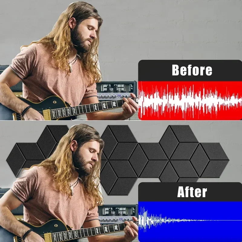 AuraSpace HexaAcoustic Panels (12-Pack)